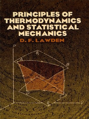 cover image of Principles of Thermodynamics and Statistical Mechanics